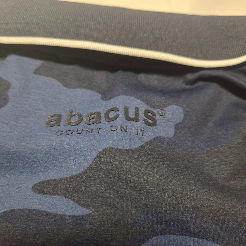 Abacus Womens Blue Camo Golf Polo Shirt St Andrews Short Sleeve Size XS - Picture 8 of 10